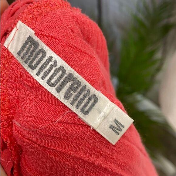 Monoreno Coral Woven Lace Trim Dress - Picture 8 of 9